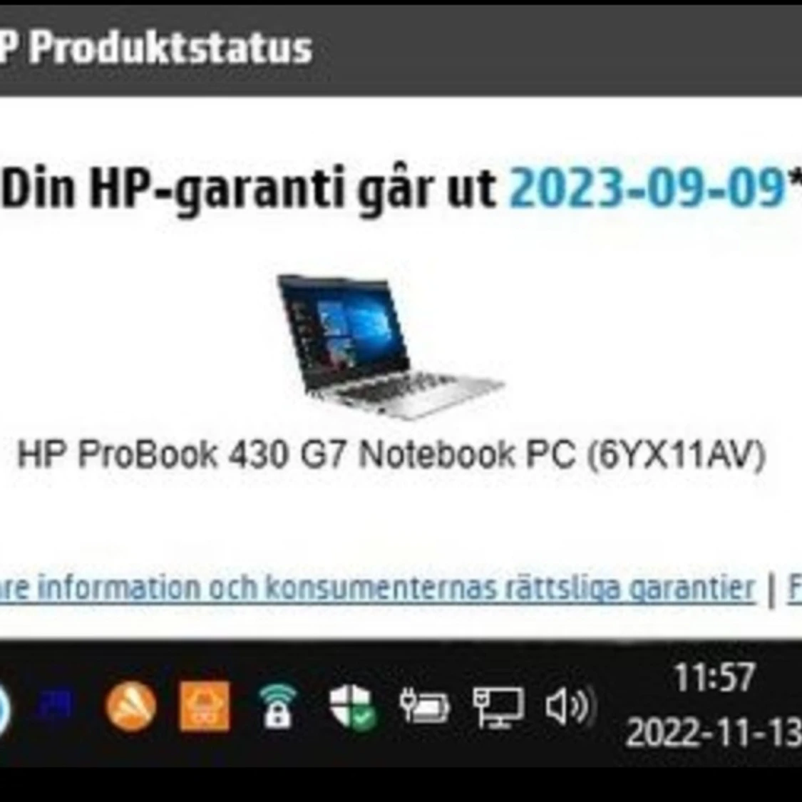 Hp probook 430 G7 10th gen processor - 91