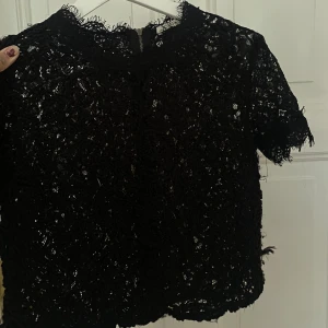 Seethrough spets Zara topp - Såå snygg topp från zara, passar perfekt till julfester eller nyår