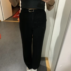 Kostymbyxor  - Ett par kostymbyxor som saknar knapp men det kan fixas. Det kommer med ett bälte. Använd en gång. Priset kan diskuteras. Köparen står för frakten💕