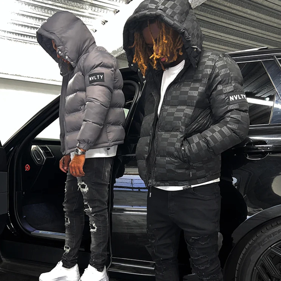 NVLTY grey jacket london