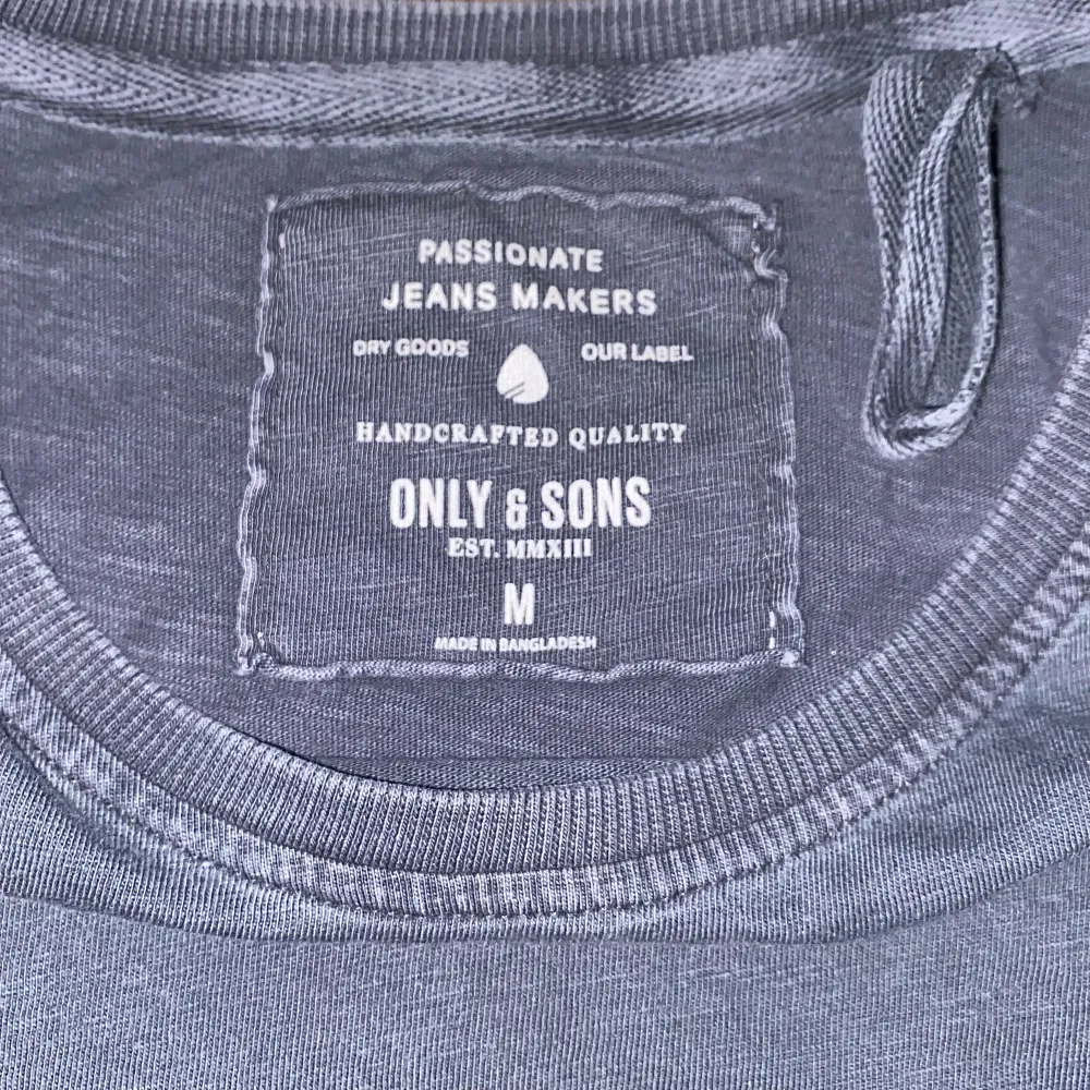 Only&Sons T-Shirt  Bra skick  Vintage washed. T-shirts.
