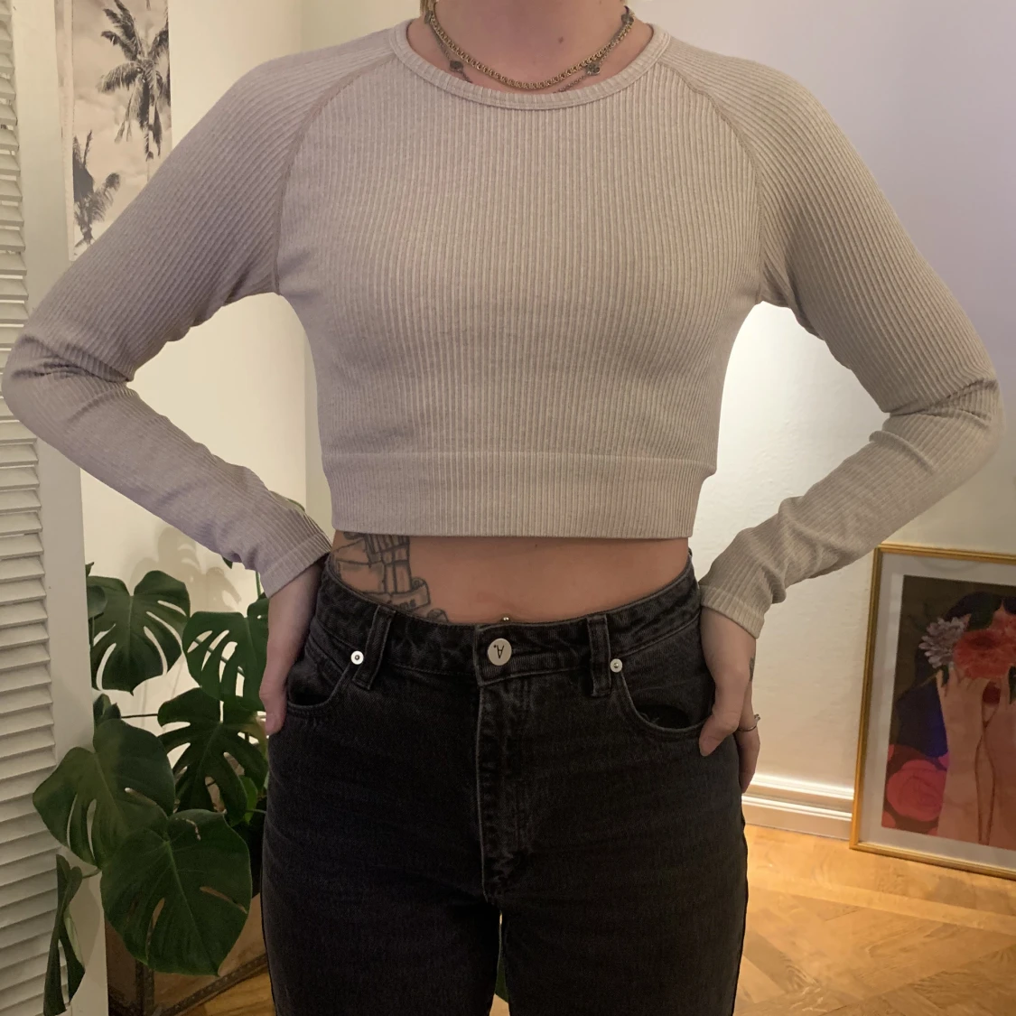 Aimn Seamless top  - 90