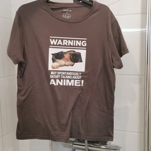 Tröja - Grå t shirt med text