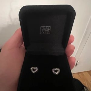 Örhängen  - Jätte gulligt hjärt örhängen som jag fick i present men tyvärr inte kom till användning. 