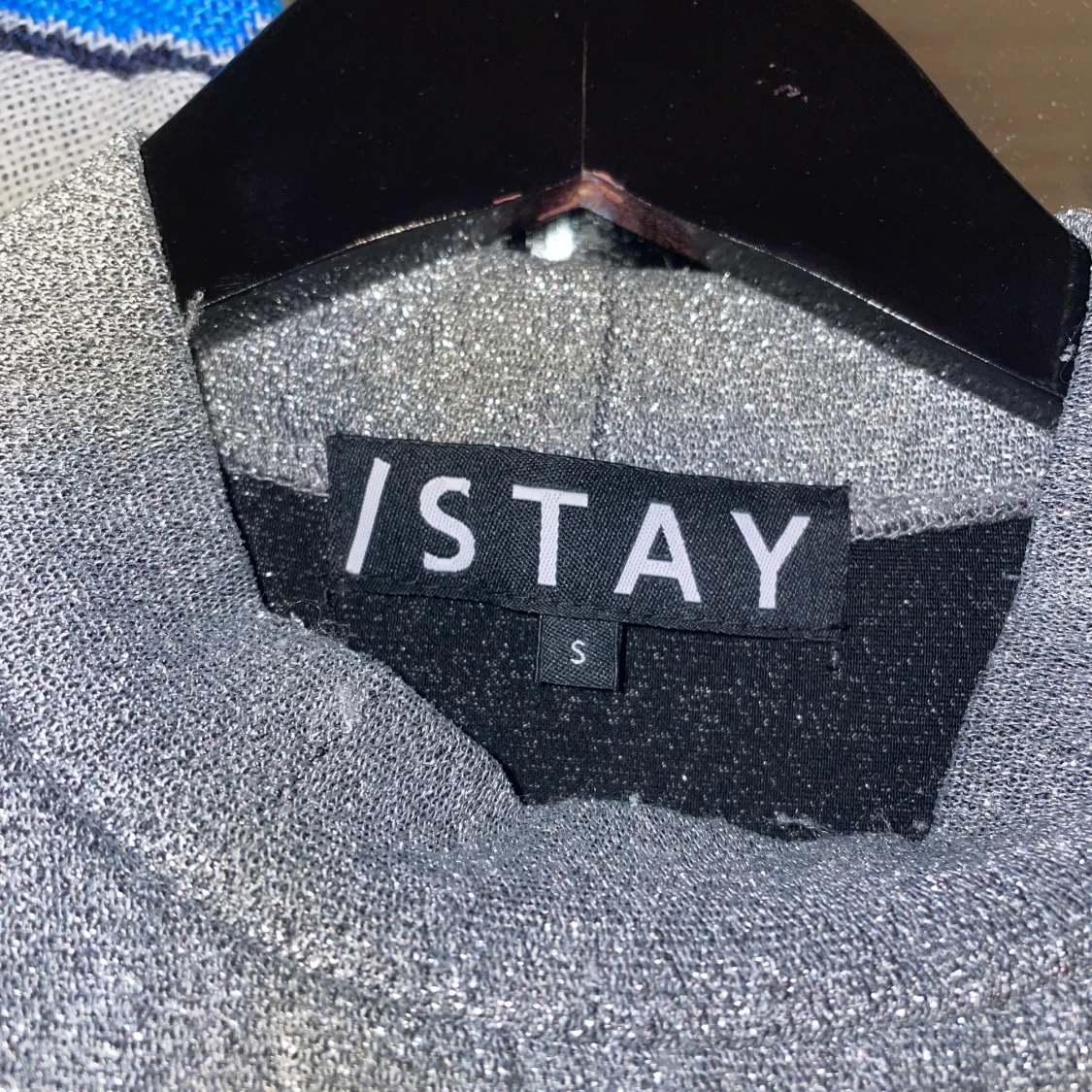 Silverglittrig t-shirt - 90