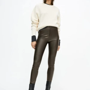 Faux leather leggings - Brand new, tag still on. Tight cut but true to size. Khaki, matte. 