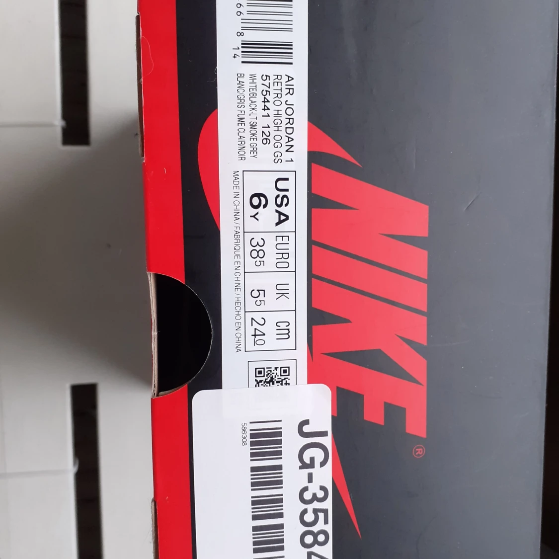 Air jordan 1 retro high light smoke Gs - 91