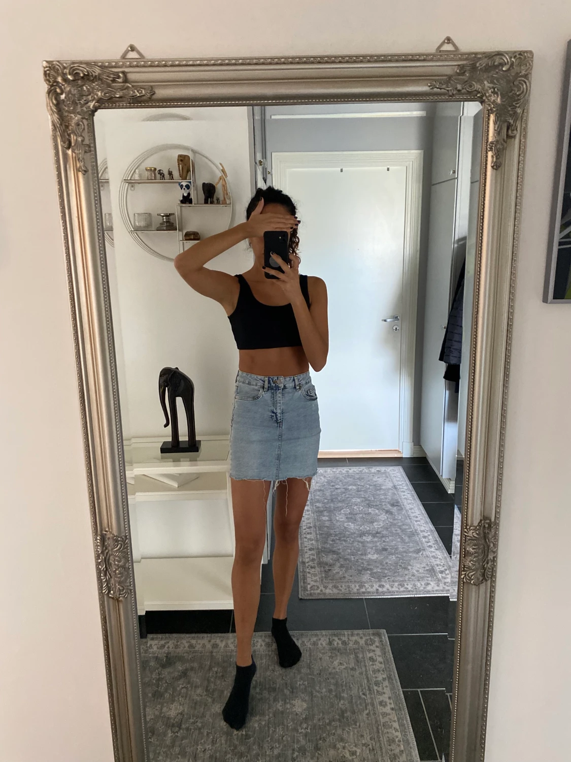 Jeanskjol från cotton on i storlek 36