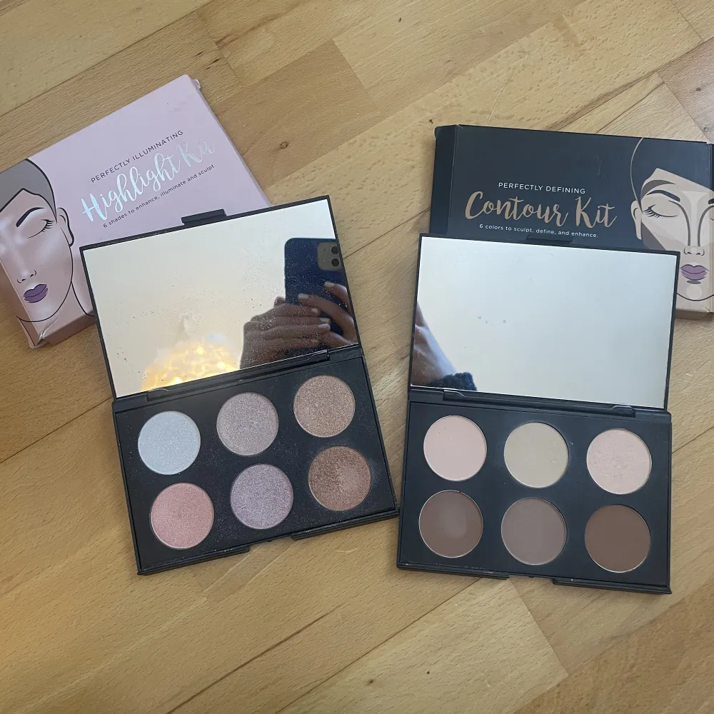 Highlight kit helt oanvänd pågrund av att jag beställde fel färg för mig. Jätte fina färger. Bra kvalitet och köpte dem för 150 kr st men nu säljer jag dem för 50 kr st för använder dem inte. Frakt tillkommer även som köparen står för 30 kr . Övrigt.