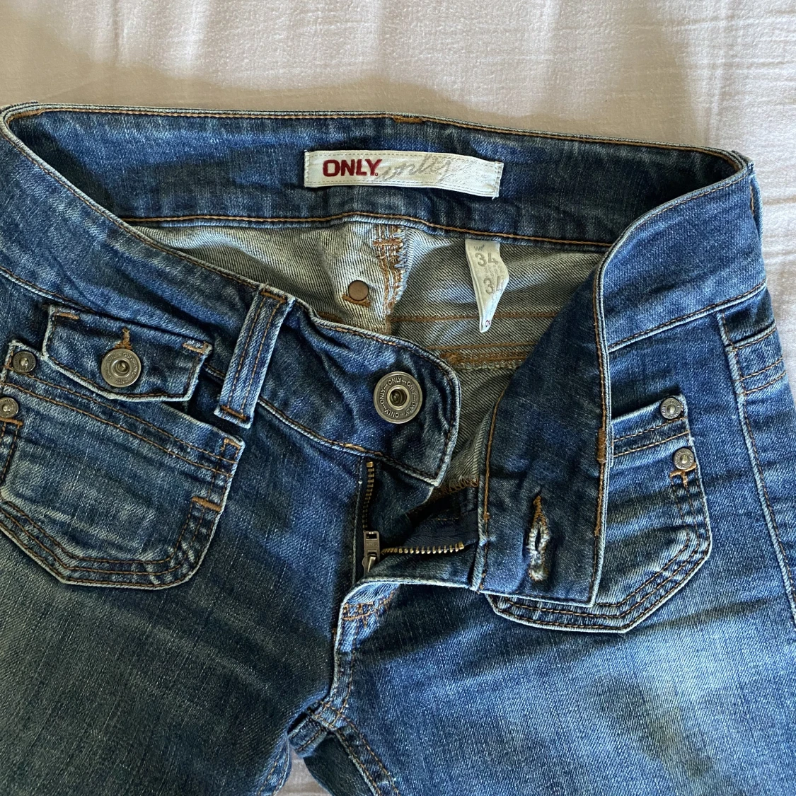 Lågmidjade jeans - 90