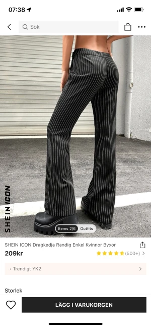 Kostymbyxor silkig kvalite  - shein passar inte (för stora) går att juster i midjan ärligt supersöta, passar från 175 cm lång perso. skulle jag säga ❤️