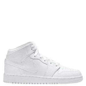 Air Jordan 1 Mid GS ‘Triple White - Säljer mina jordans pga att de inte kommer till användning! Använd fåtal gånger, som nya! 