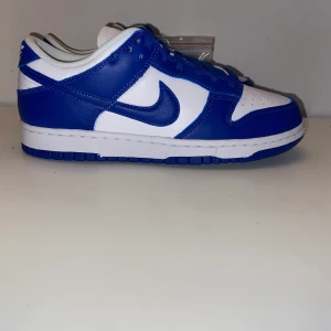 Dunk low Kentuck💙 - Helt nya dunk low Kentucky som köptes ifrån SNS. Kvittot och extra vita laces finns. Kan mötas I Stockholm Ellet frakt. STORLEK 40
