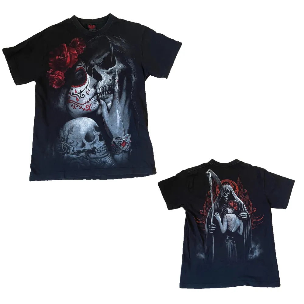 as ball dödskalle reaper tröja från spiral, storlek S ❣️frakt för 39 kr förekommer. . T-shirts.