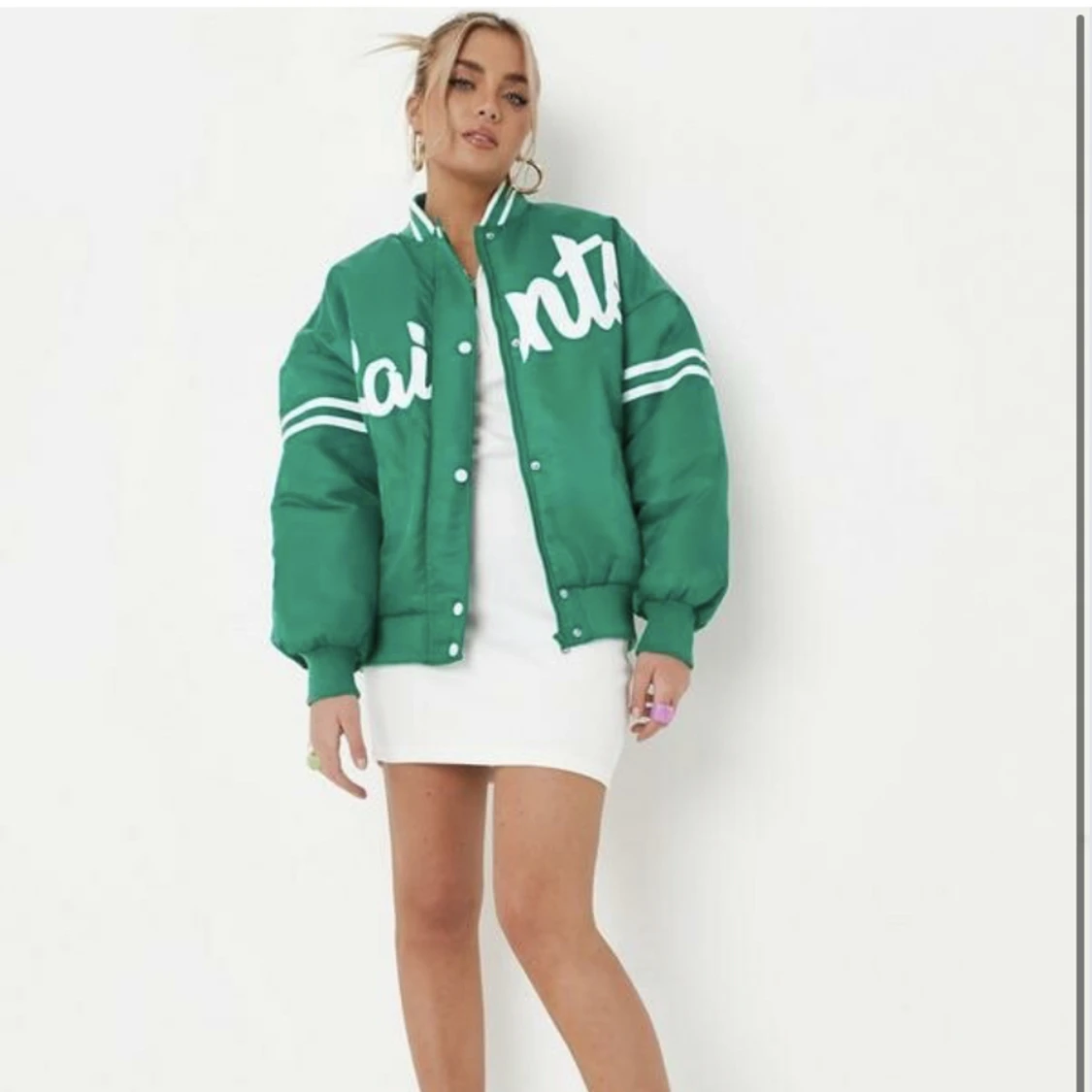 Varsity Jacket Grön ”College Jacka” - 90