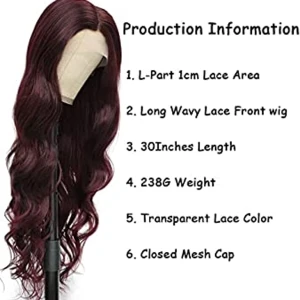 Lace front peruk - Helt ny lace front peruk i syntet.