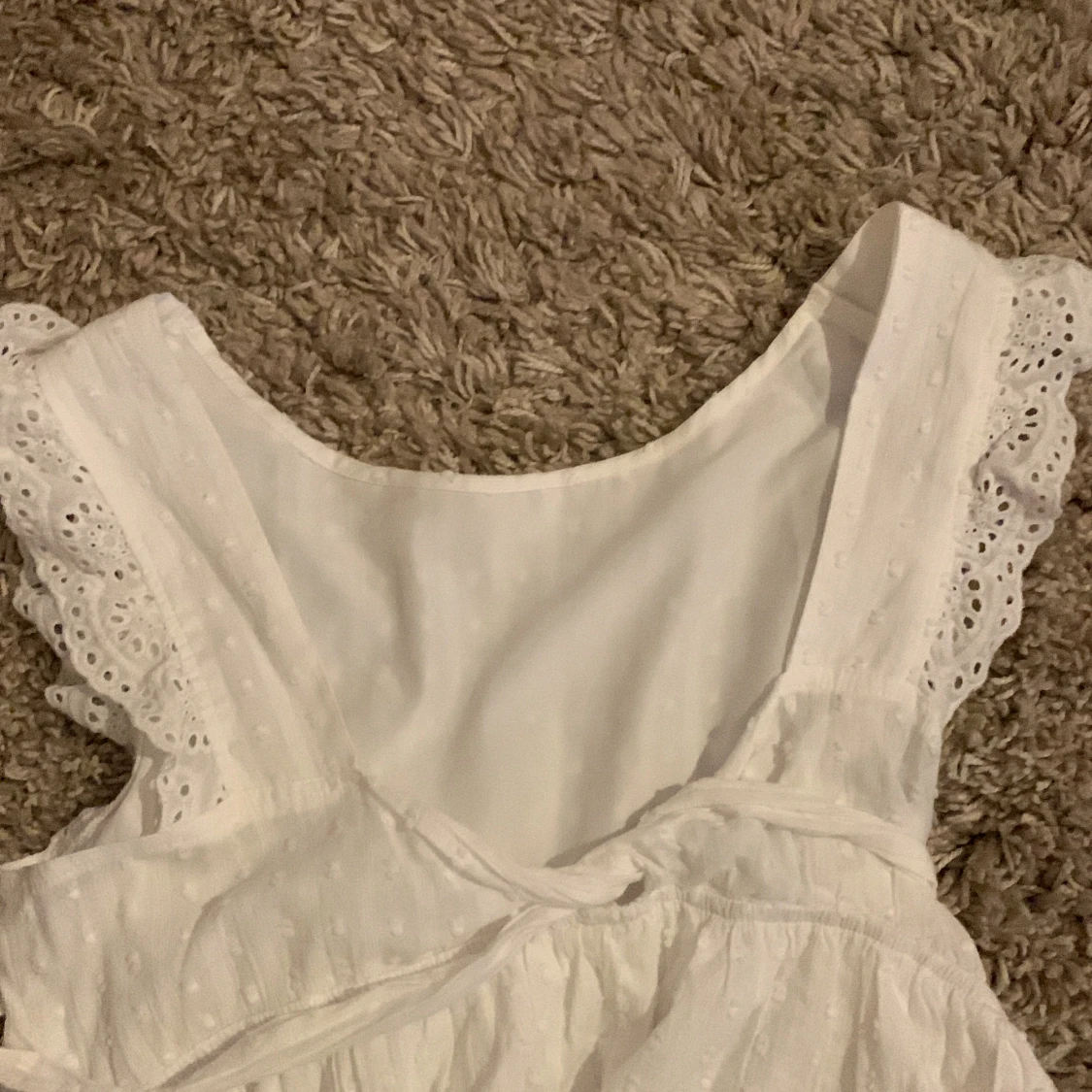 Vit sommar klänning  - 91