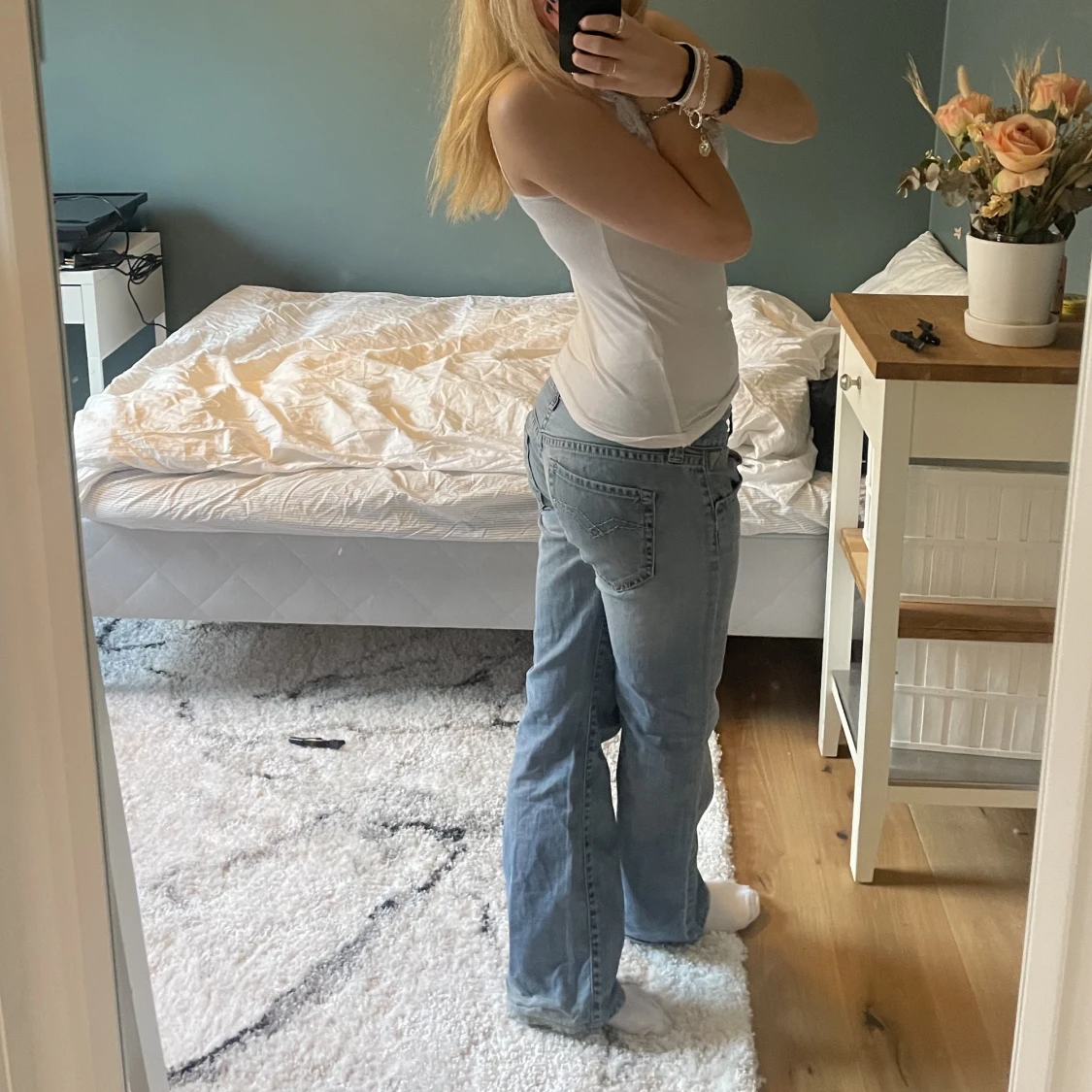 Lågmidjade jeans - 90