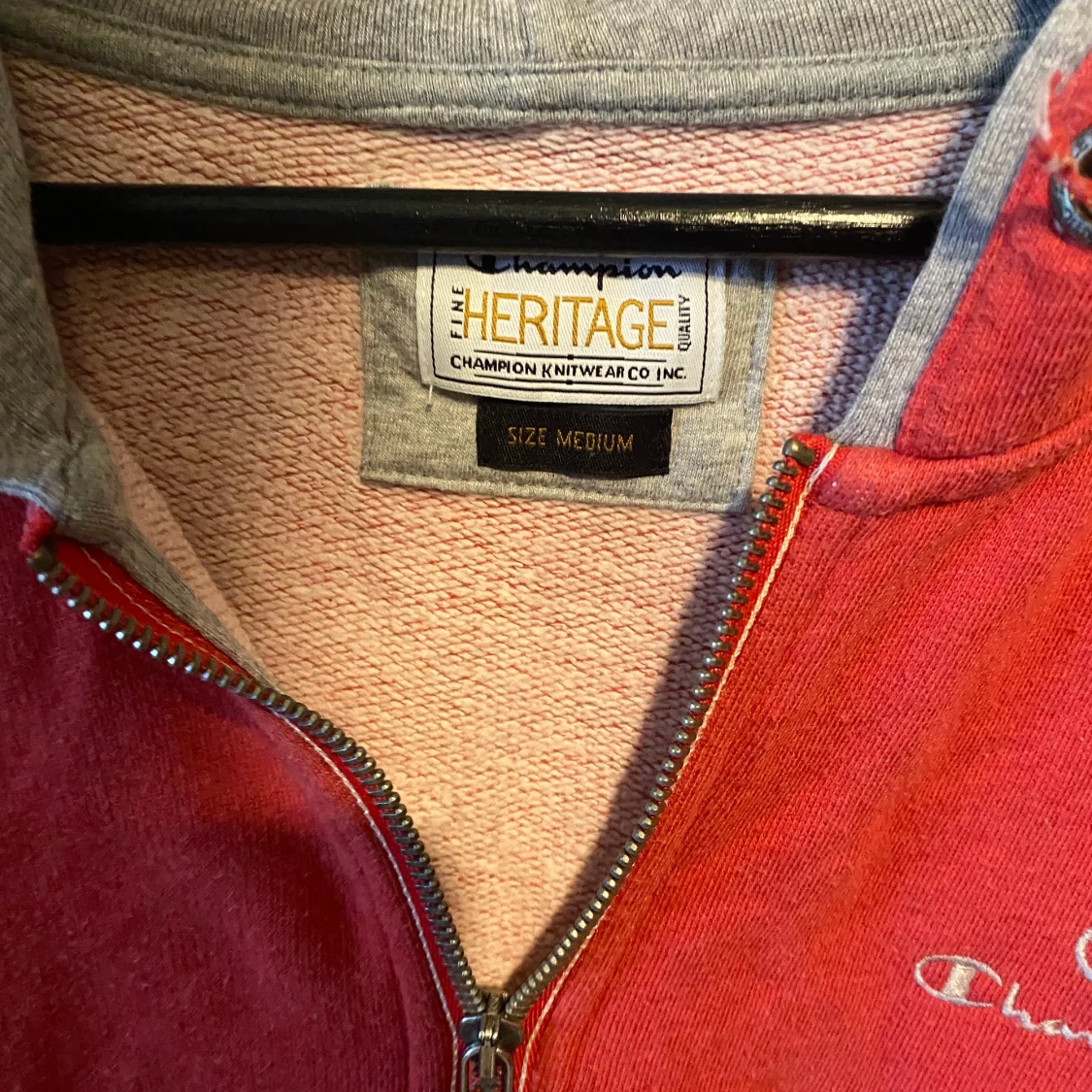 Röd Champion Zipup - 90