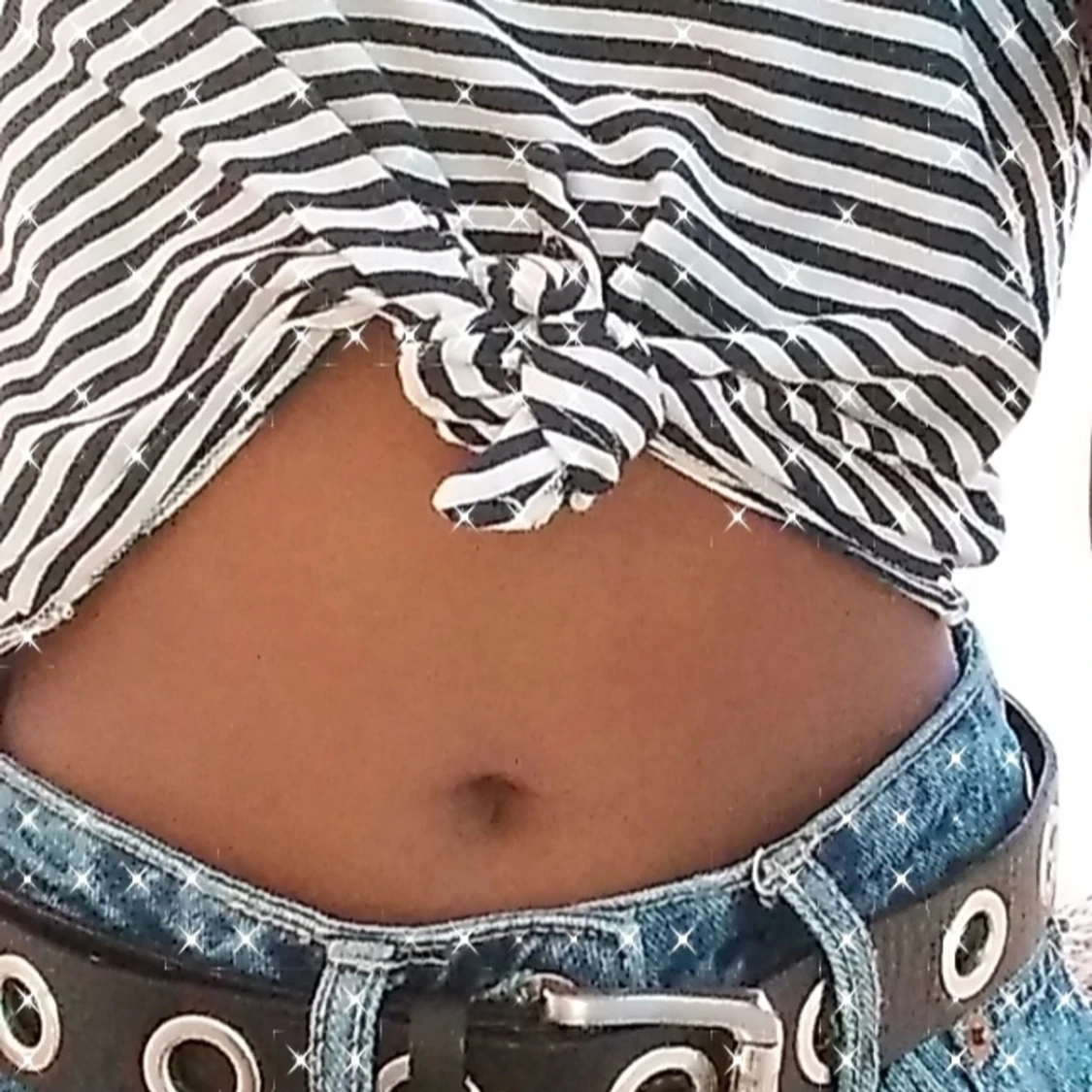 Bälte med runda hål<3 - 90