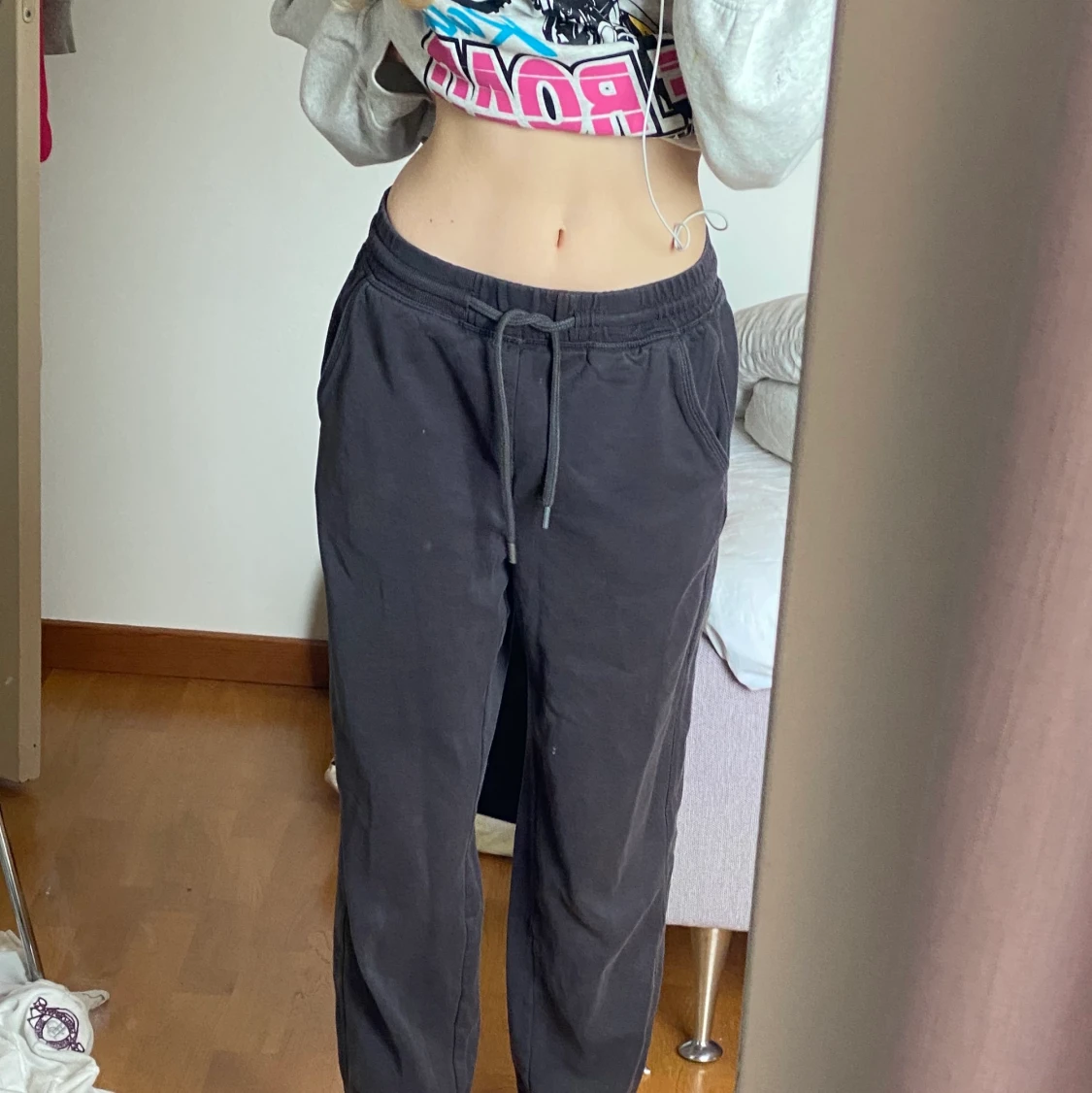 Lågmidjade mjukisbyxor 