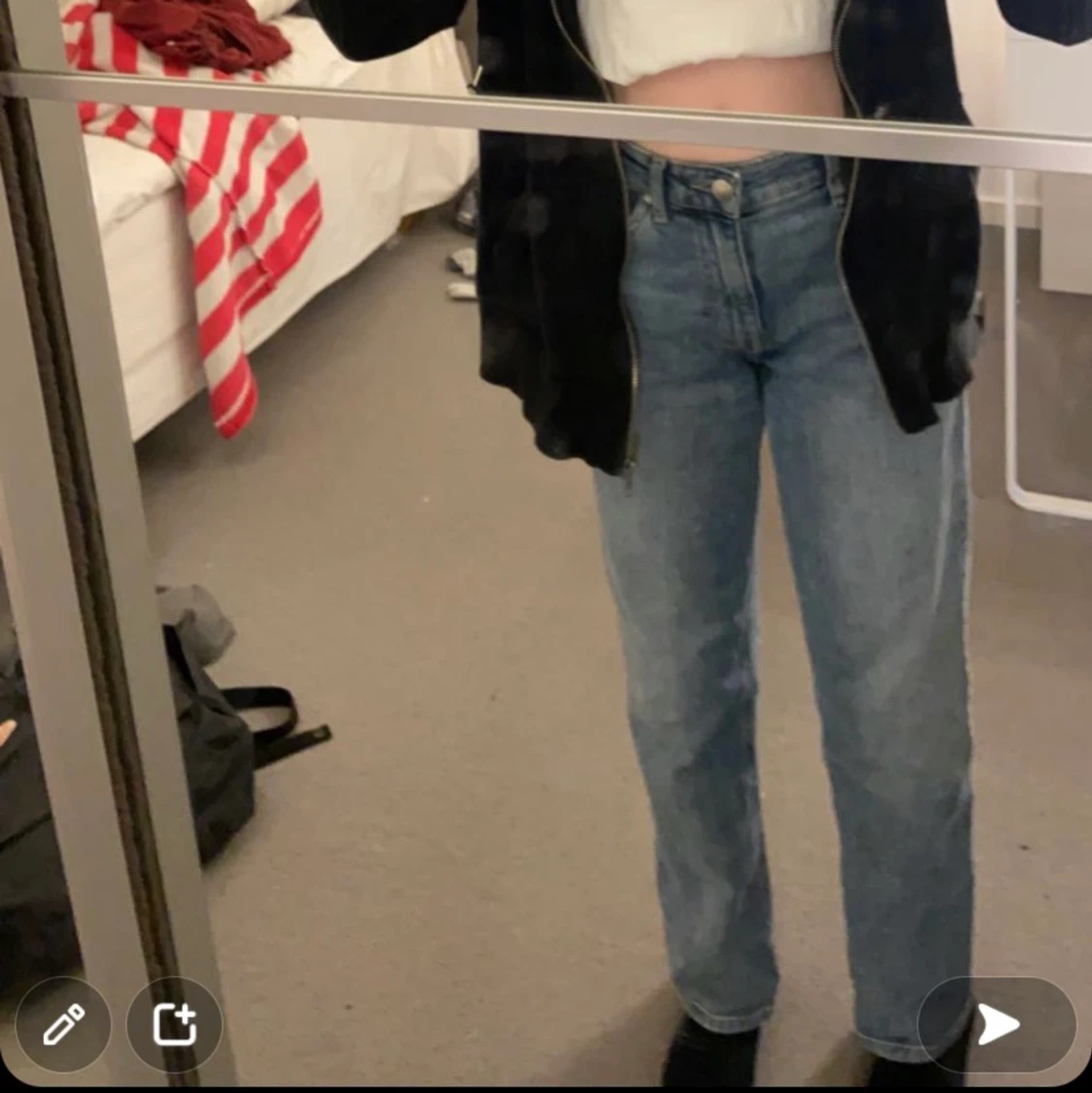 Lågmidjade jeans