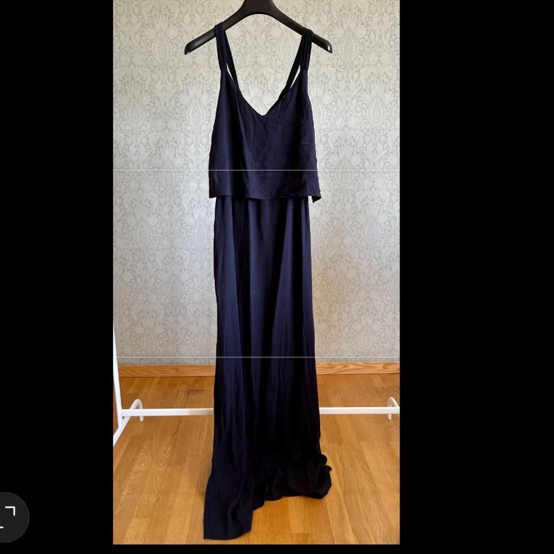 Balklänning mörkblå Zara 36