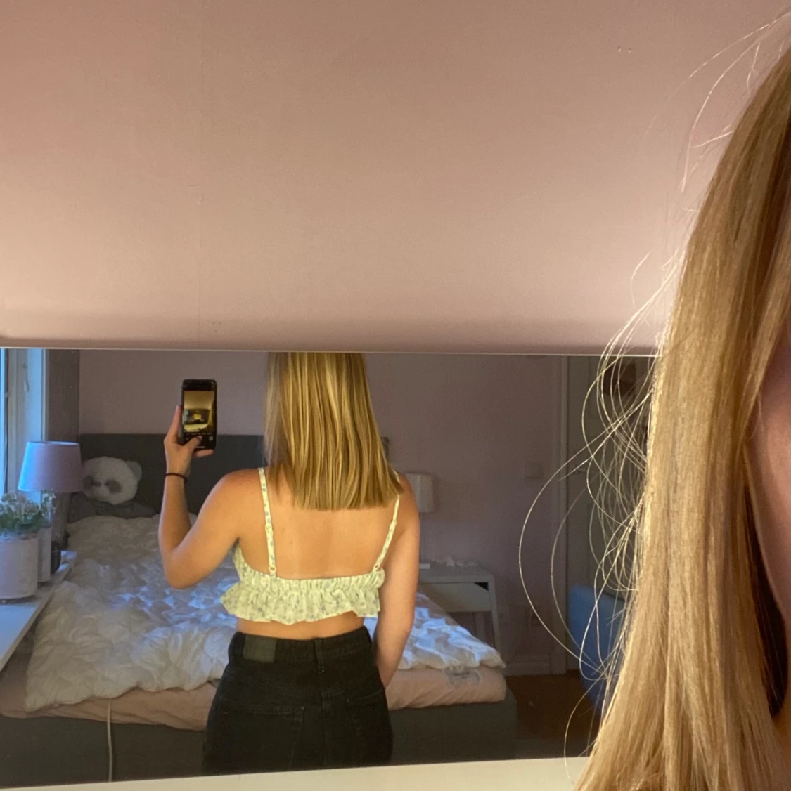 Grönblommig topp - 91