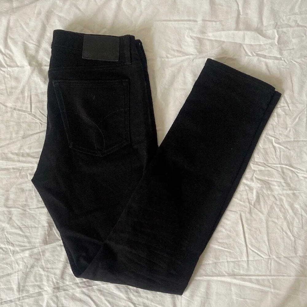 Äkta, svarta med raka ben. W31 L34. Jeans & Byxor.