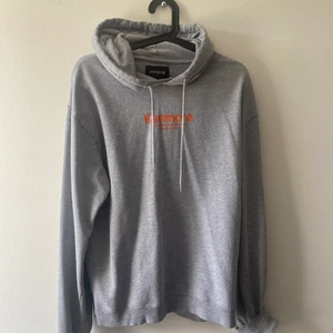 Grå oversize hoodie - En grå oversize hoodie med tryck från Speechless. Passar perfekt till lite svalare dagar och kvällar. Jättebekväm att ha på sig, önskas fler bilder är det bara att höra av sig! Köparen står för frakt.