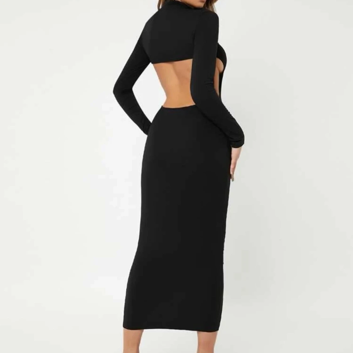 Svart långklänning, storlek M - 90