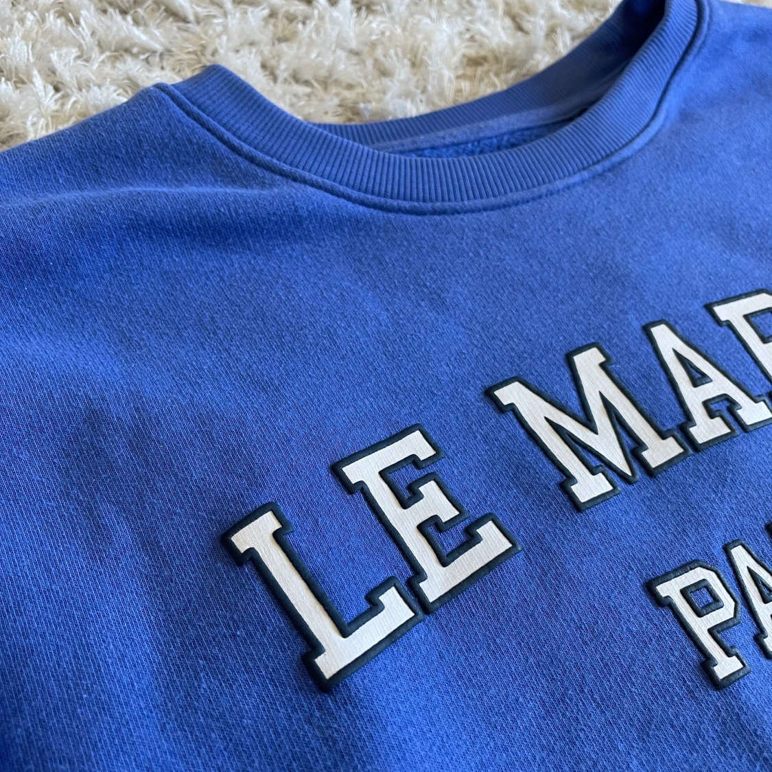 Blå sweatshirt, som ny - 90