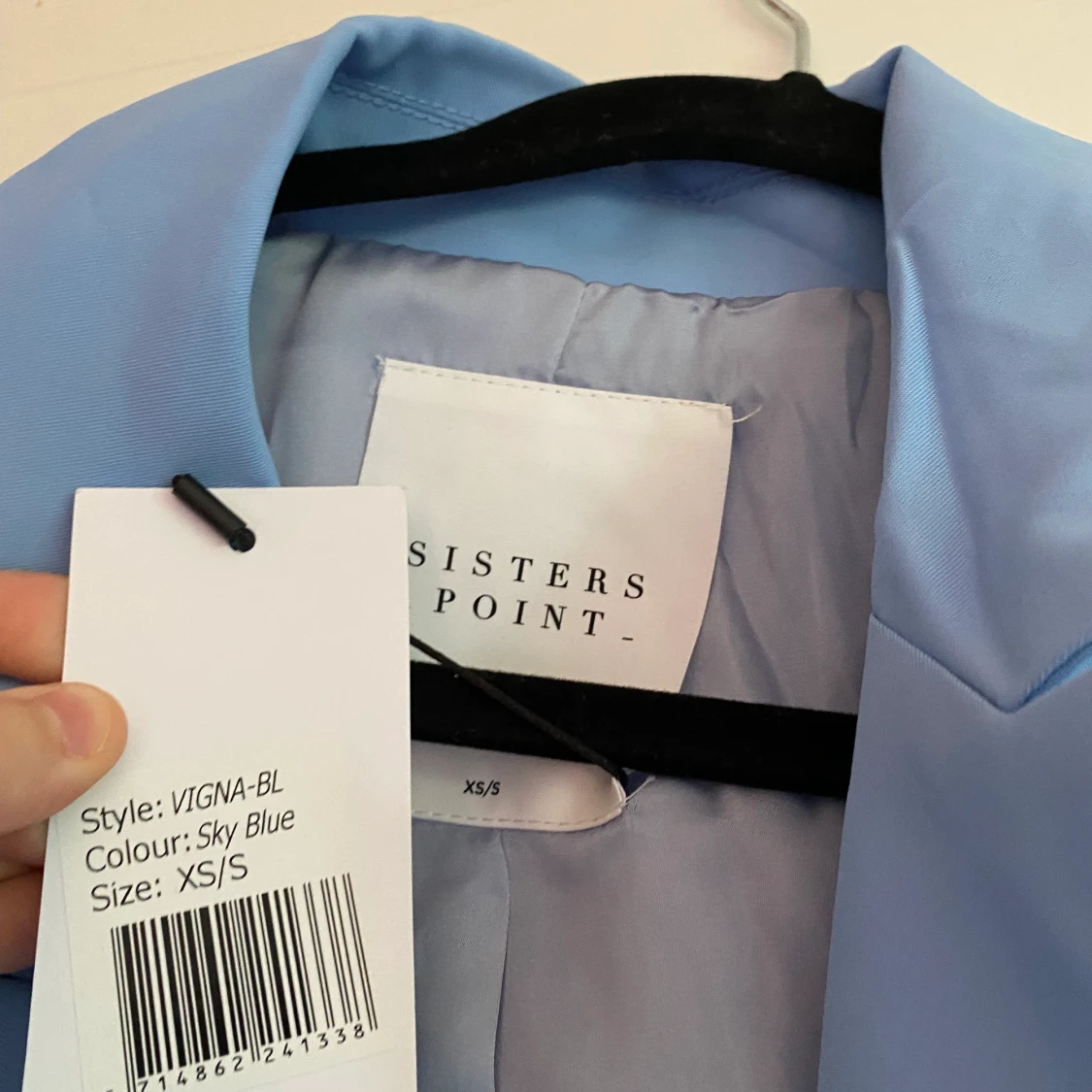 Helt ny blå kavaj - 91