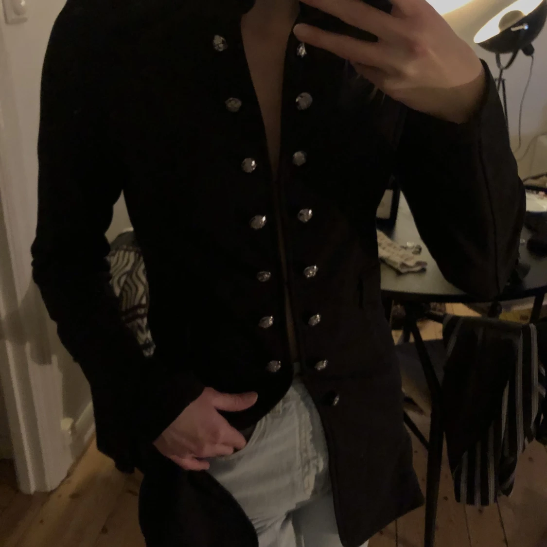 Blazer med knappar - 90