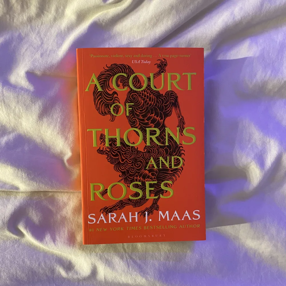Säljer A Court of Thorns and Roses för 70 kr. Ryggen är lite bruten men är fortfarande rak (kan ses på bild) Om du vill köpa hela serien eller fler av böckerna, hör av dig:) . Övrigt.