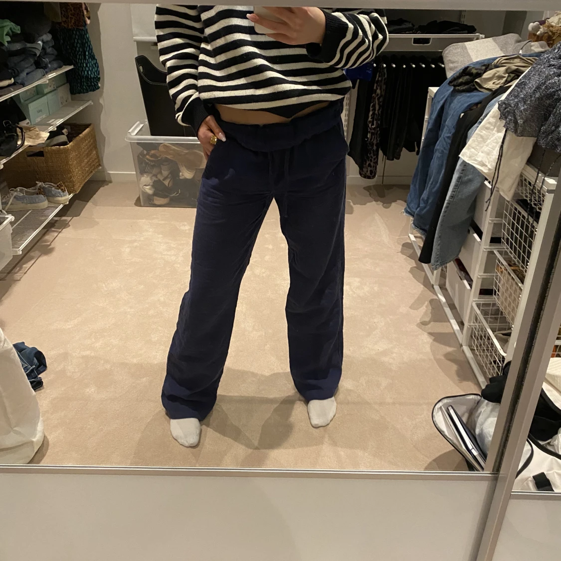 Adsgn linnebyxor  - 90