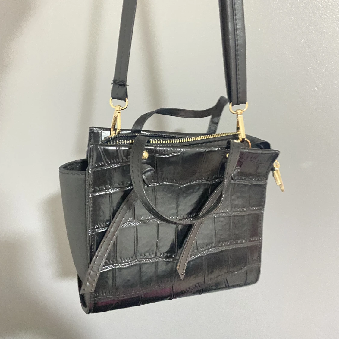 Enkel svart väska - 91