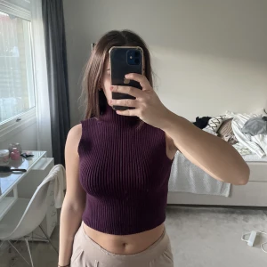 Zara - Zara ribbad stickad topp 