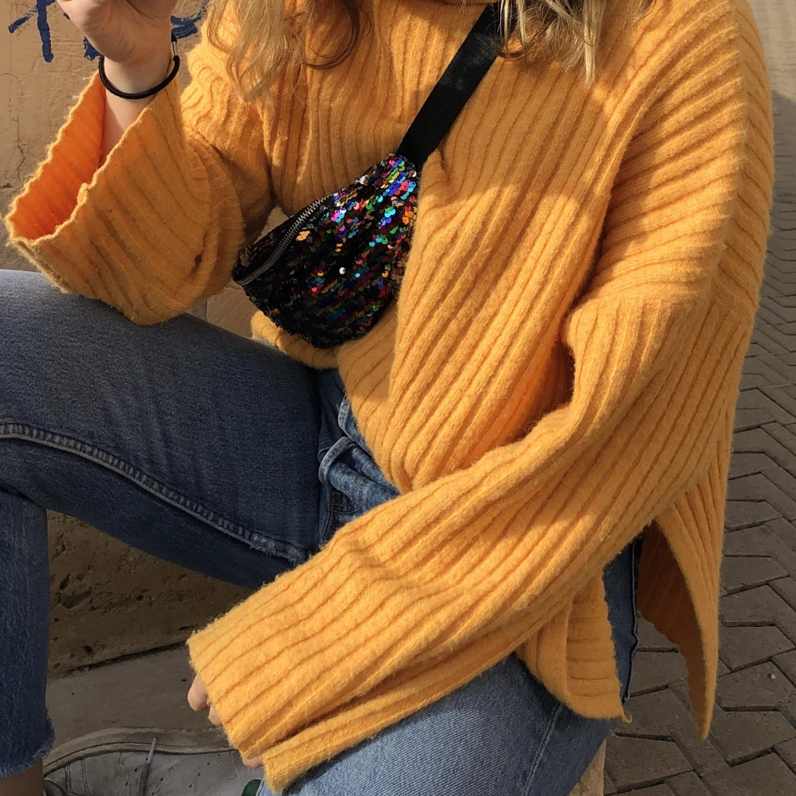 Glittrig fanny pack - 90