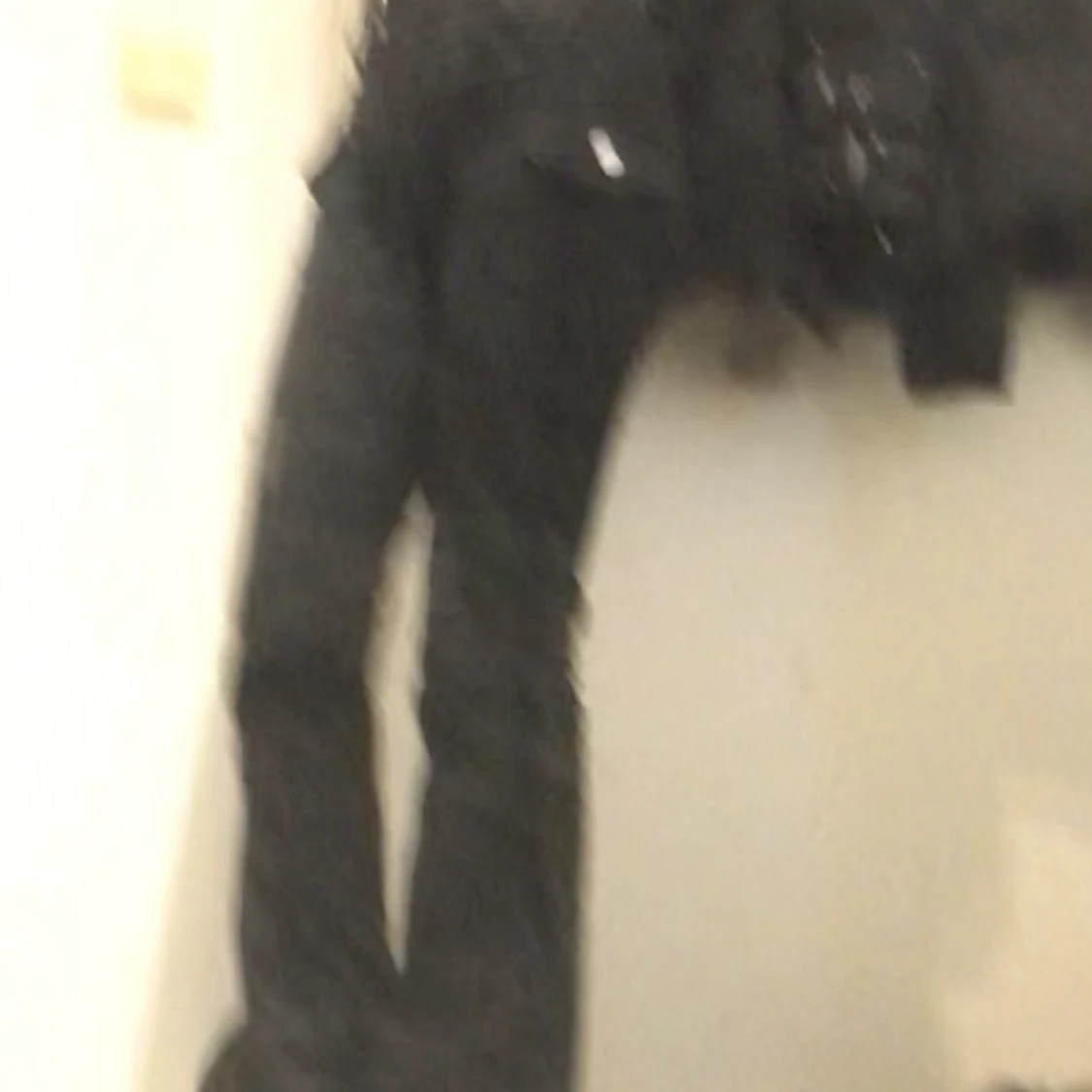 Lågmidjade byxor med detaljer  - 90