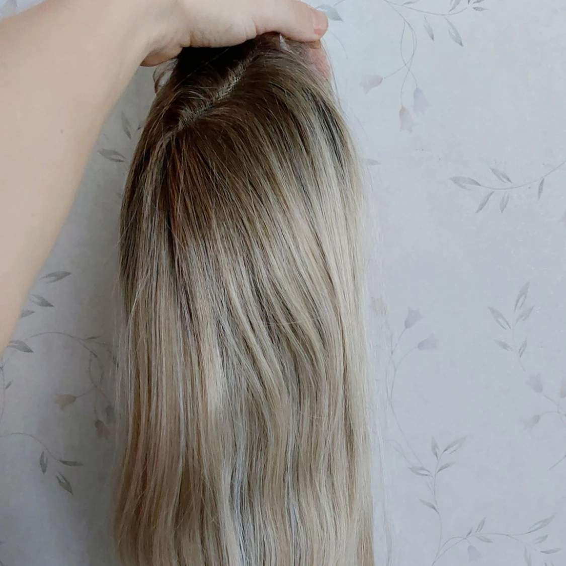 Helt ny tags lace syntet blond värmetålig 65cm babyhair - 91
