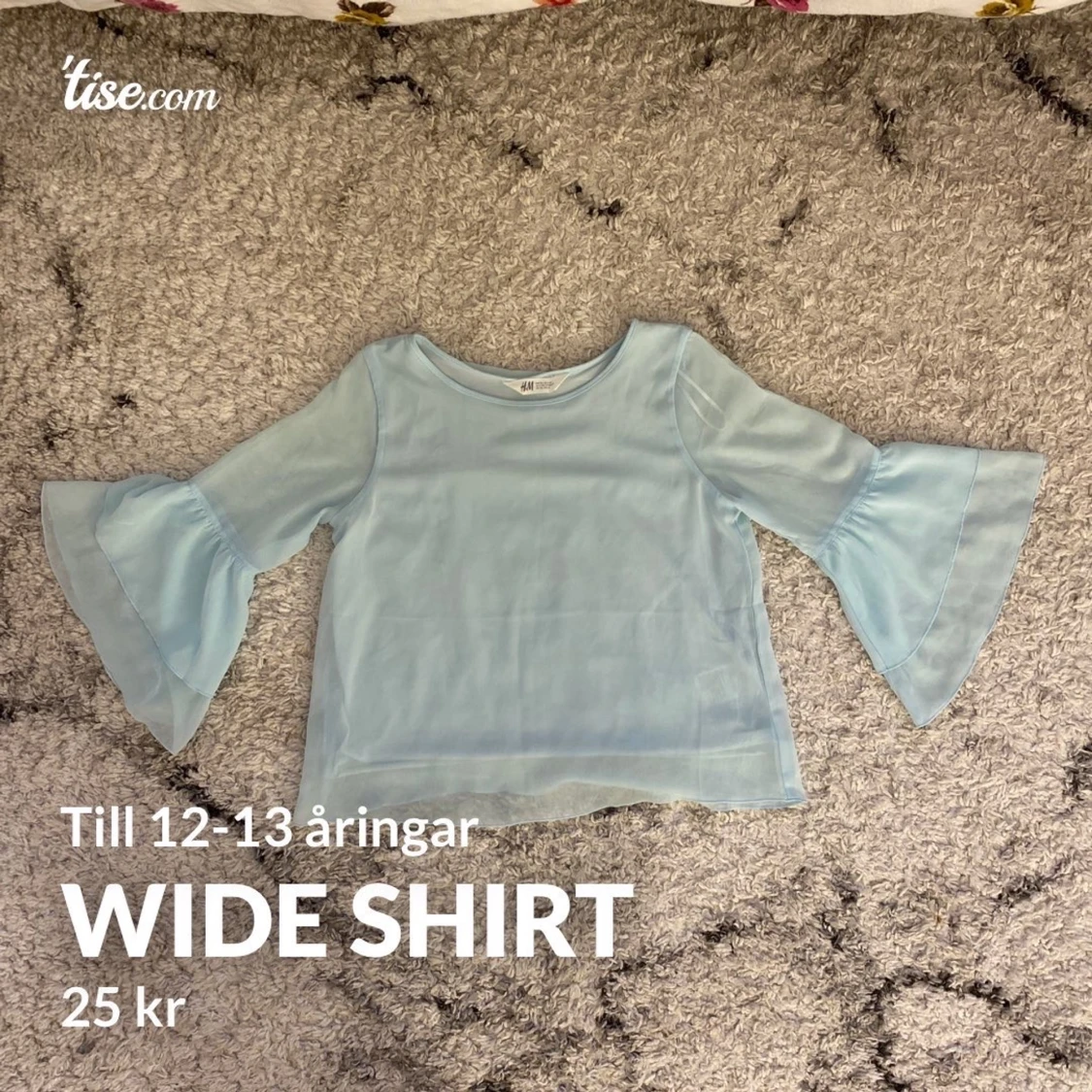 Baby blå blus från Hm