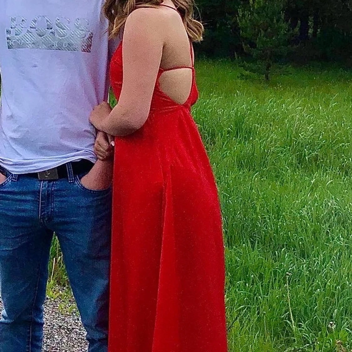 Röd balklänning  - 91