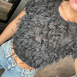 ZARA topp - Svart ascool topp från ZARA i strl S