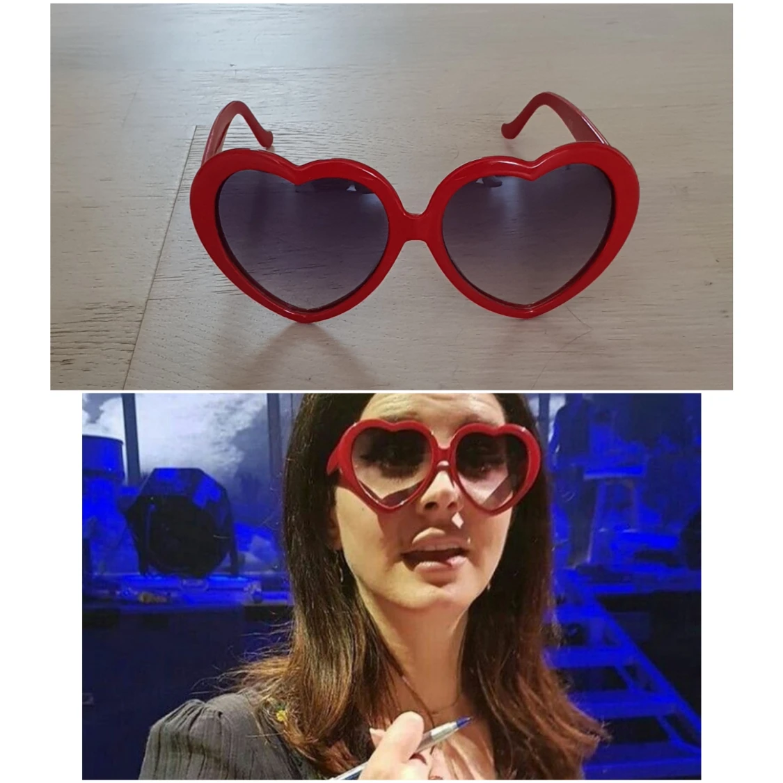 Hjärtformade solglasögon