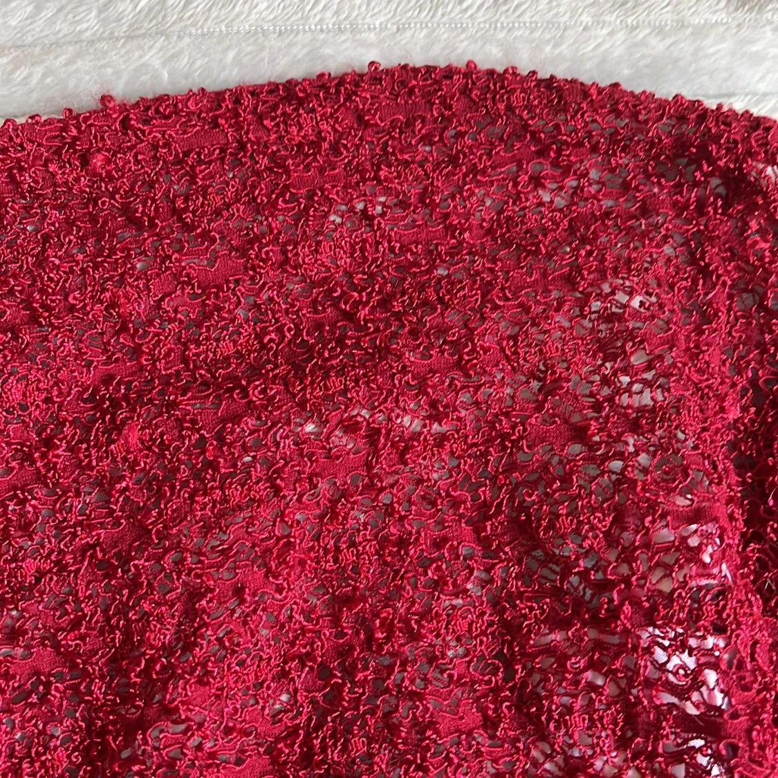 Röd kortärmad skjorta - 91