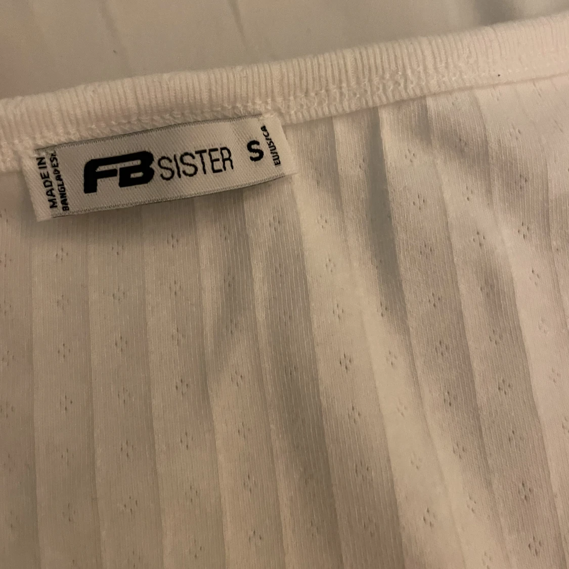 Vit topp, storlek S - 91