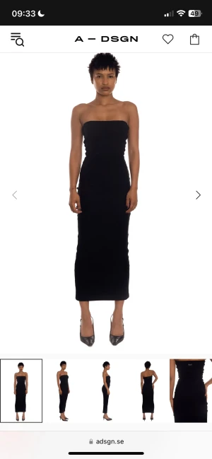 Adsgn tube dress - Säljer denna klänning från Adsgn Alice Stenlöfs märke. Helt ny. Endast använd en gång. I storlek S