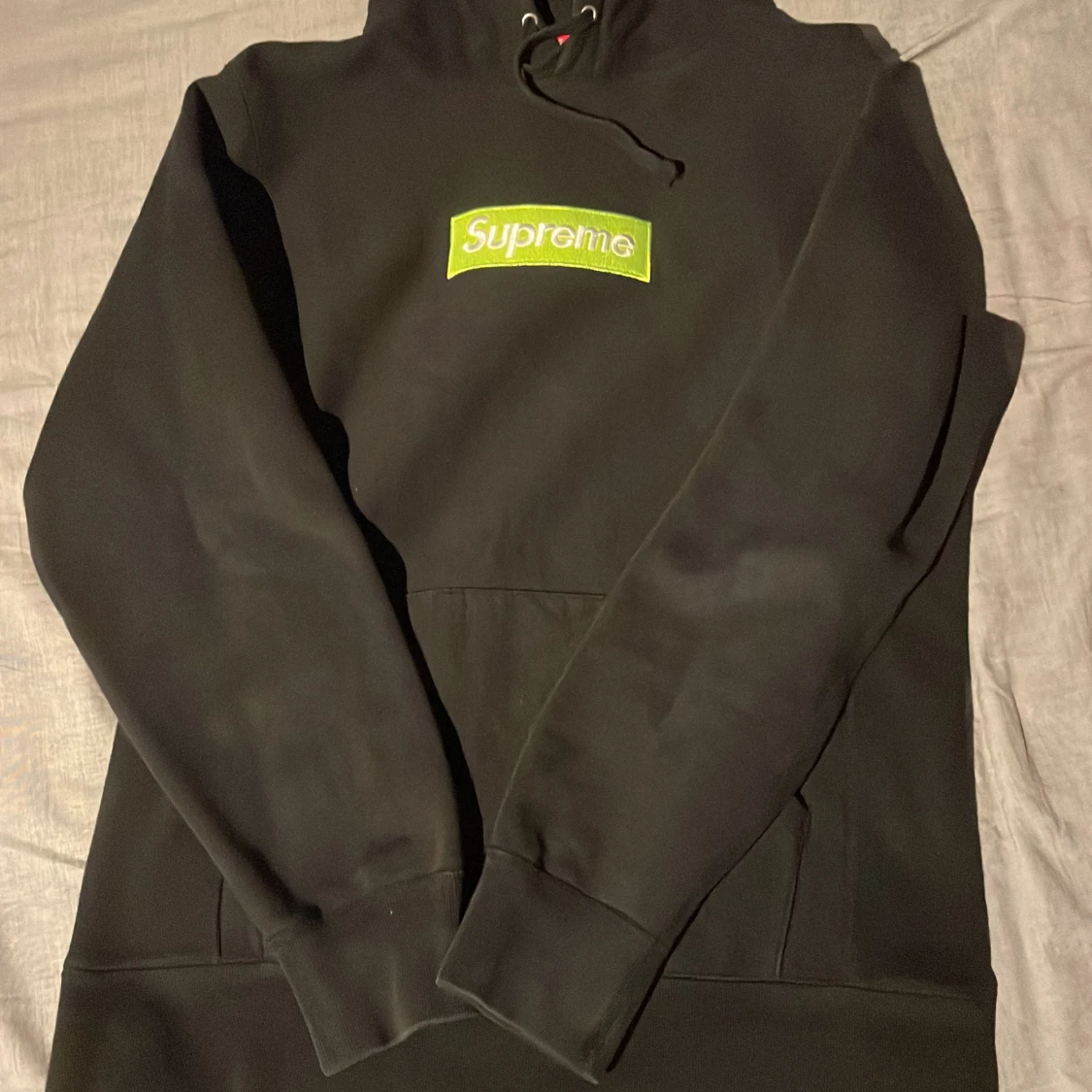 Supreme box logo Black/lime size S