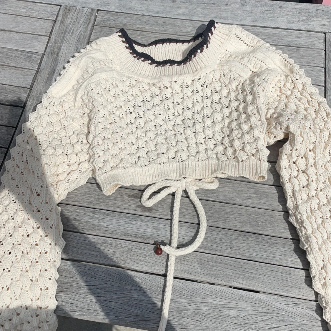 Stickad Magtröja från Zara - 91